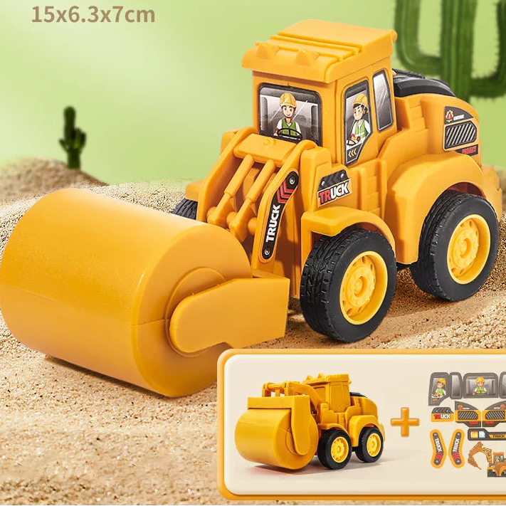 LONGLUX Slide & Build™ Construction Vehicles (4 Pack)