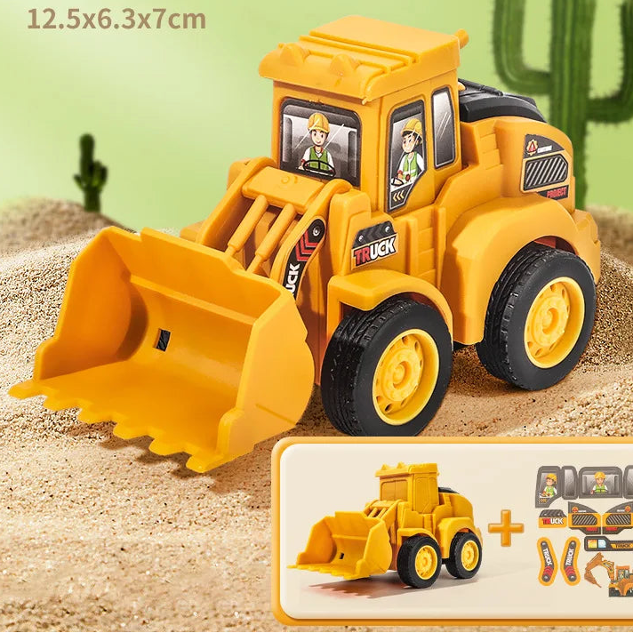 LONGLUX Slide & Build™ Construction Vehicles (4 Pack)