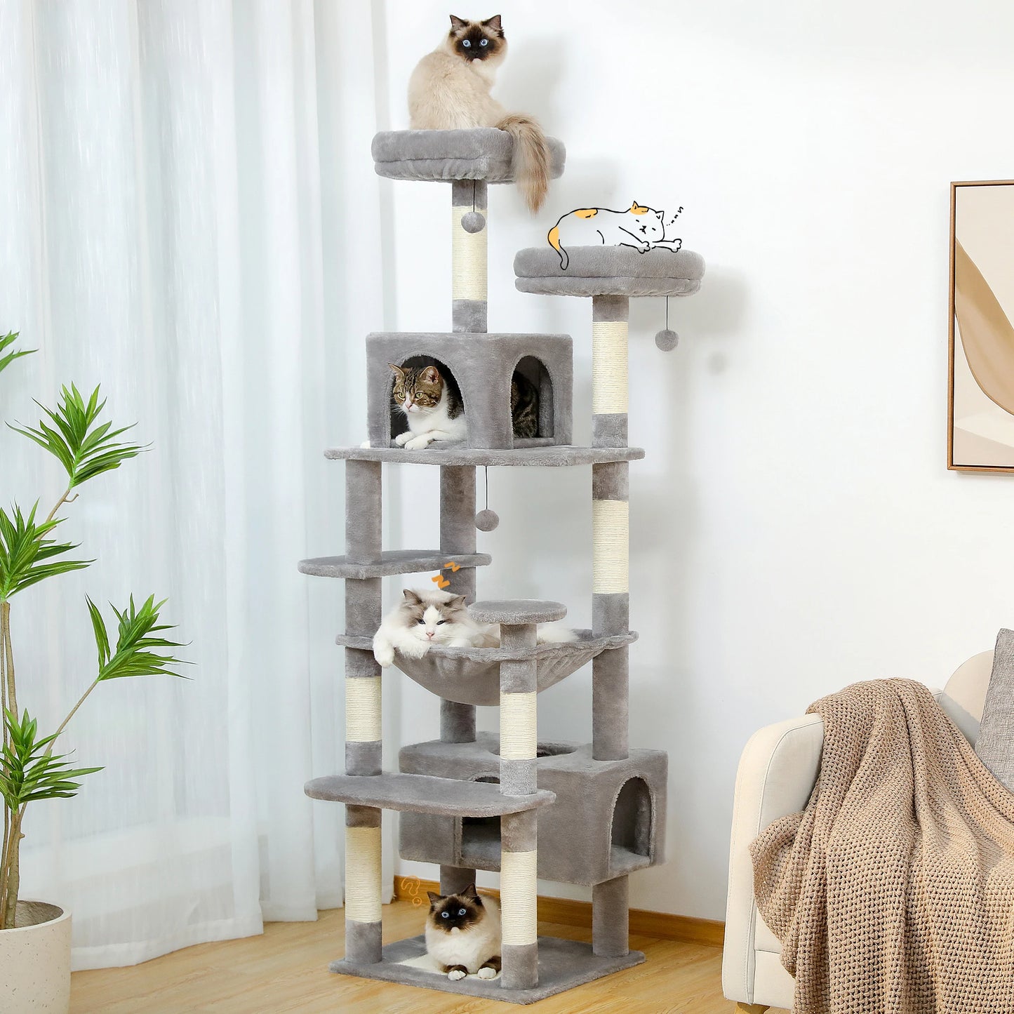 LONGLUX™ SkyHaven Cat Tower